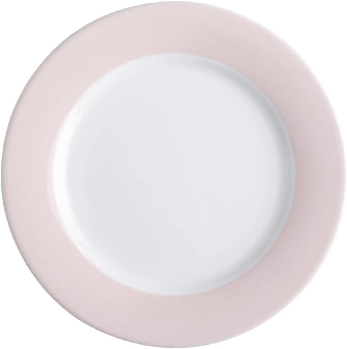 Rond Brunchbord 23 cm Rosé Hard Porselein Vaatwasmachinebestendig en Magnetronbestendig