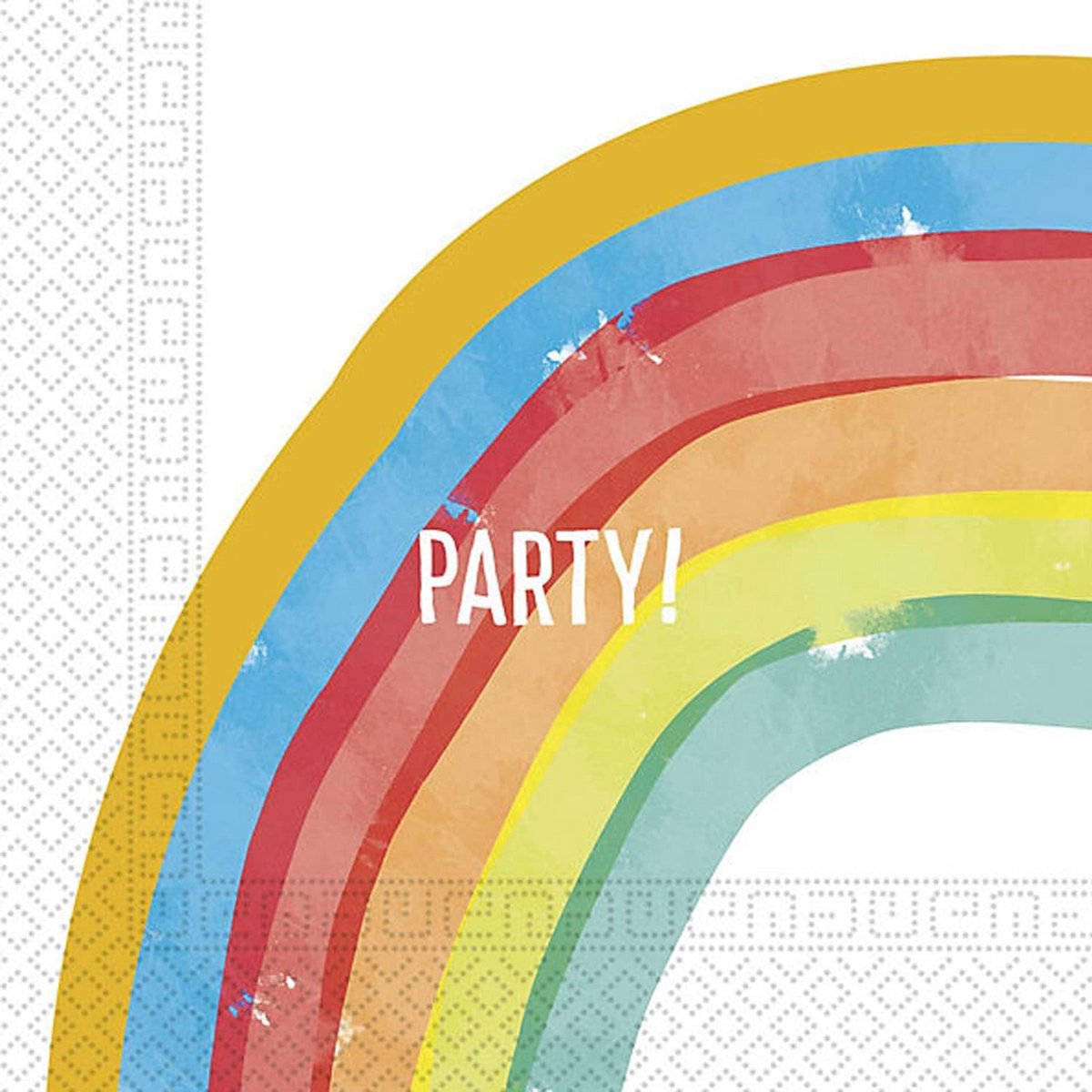 Feestservetten Regenboog - 20 stuks - Feestartikelen