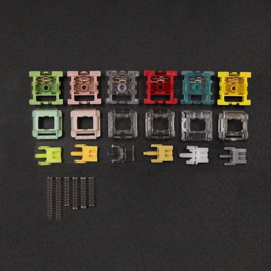 Mechanische Toetsenbord Schakelaars - Silent, Clicky, Tactiel & Lineair - 3Pin Pre-Lubed voor Gaming van Merkloos — afbeelding 5