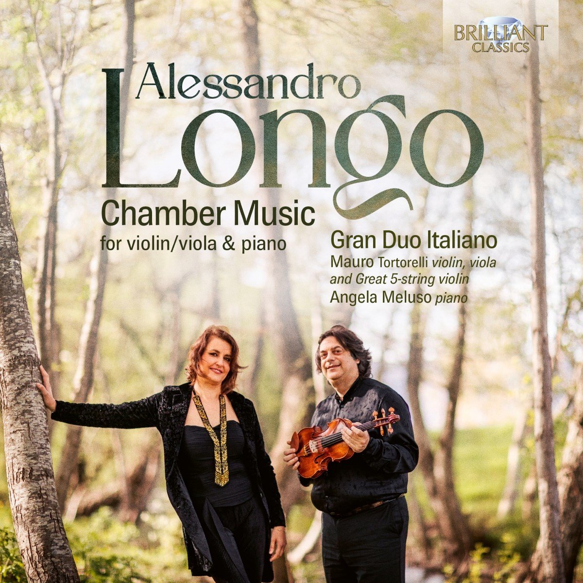 Gran Duo Italiano, Mauro Tortorelli & Angela Meluso - Longo: Chamber Music For Violin/Viola & Piano (CD)
