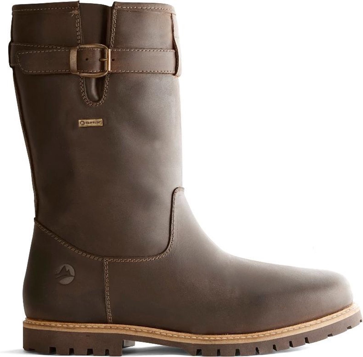 Travelin Island Outdoorlaars - Waterdicht \u0026 Gevoerd - Heren - Donker Bruin  Leer - Maat 43 | bol.com