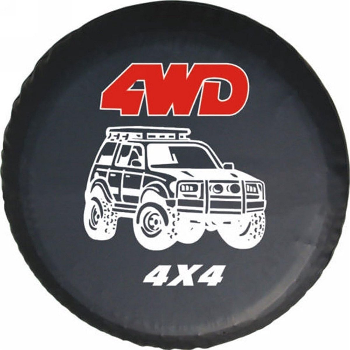 Universele Zwarte Reservewielhoes voor 4x4 en SUV (Diameter 31''-33'')