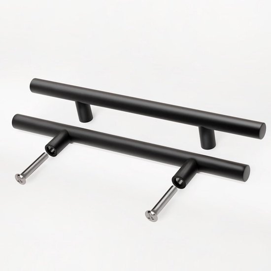 Zwarte Kastgrepen Lade Trekker 10 Stuks Incl. Schroeven | bol