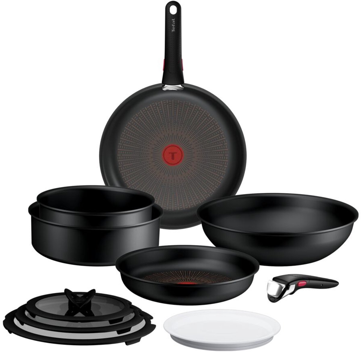 Tefal Ingenio Excellence Fusion - Pannenset - 11-delig - Inclusief Deksel - Handgrepen