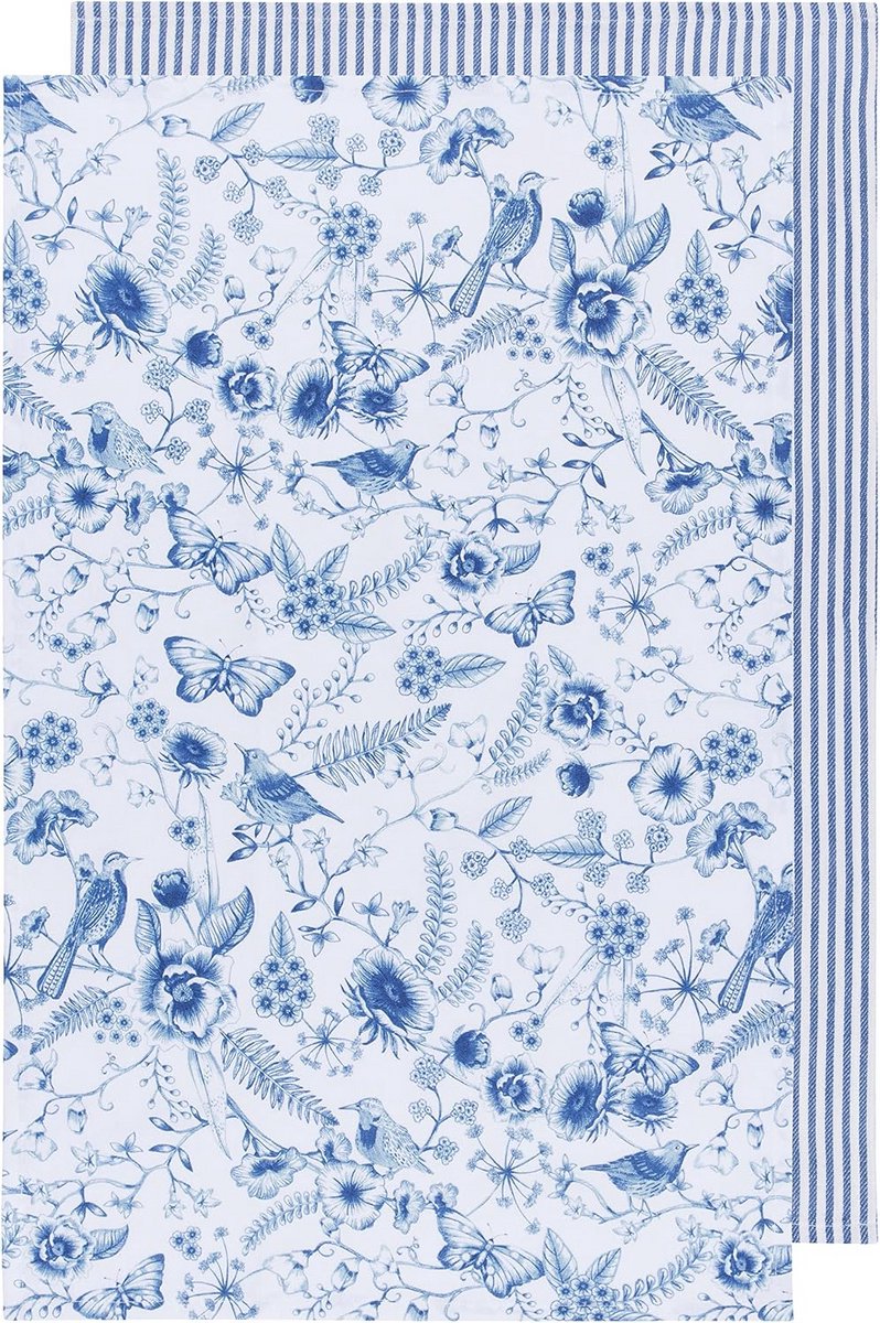 Set van 2 Keukendoeken Katoen - Absorberend en Decoratief Bedrukt Servet