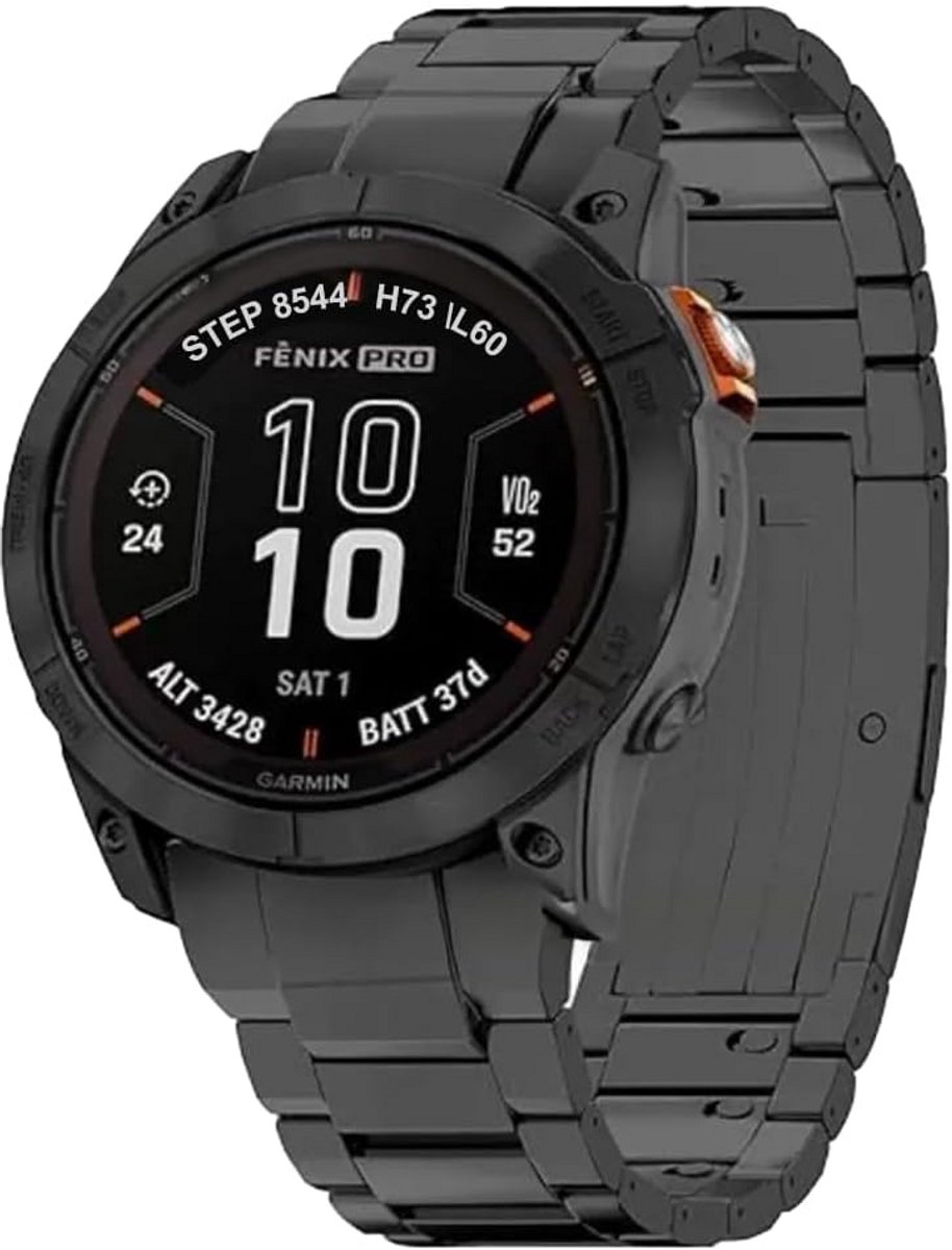 Titanium Horlogeband 22mm en 26mm Universele Snelsluiting voor Smartwatches
