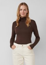s.Oliver - female - Slim fit lange mouw met col