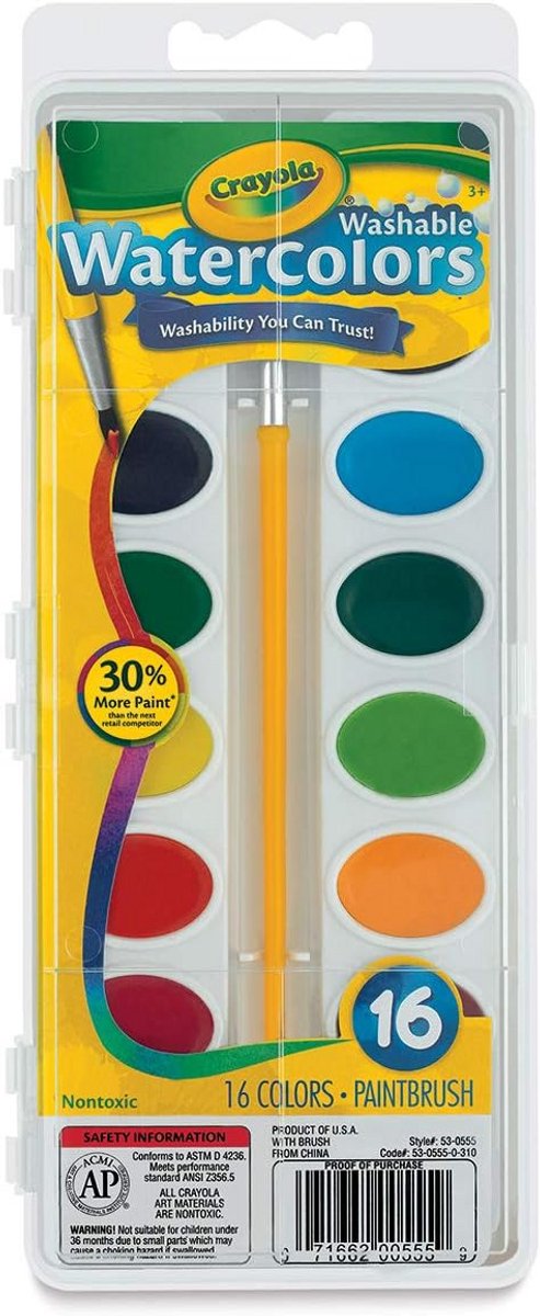 Wasbare Aquarel Verfset voor Kinderen