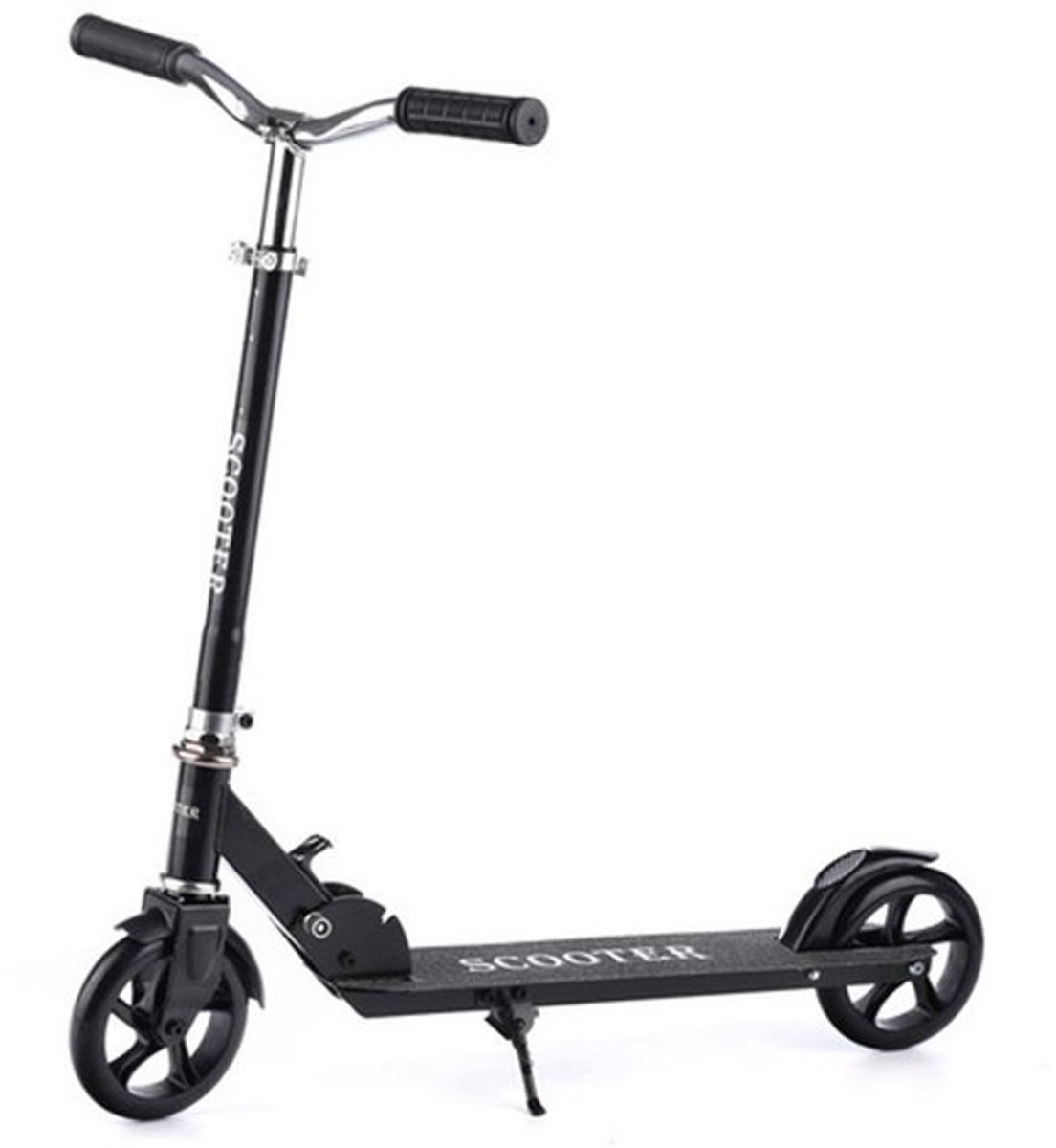 Yar Kickstep – Inklapbare Step voor Kinderen, Tieners & Volwassenen – Tot 100 kg – 2 Wielen – Zwart thumbnail 3