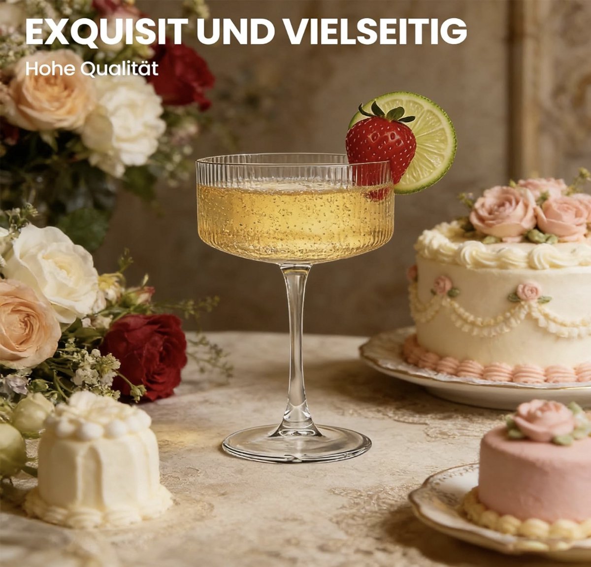 Martini Glazen Set van 4 – Kristallen Coupe Glazen 260 ml – Luxe Cocktailglazen – Mondgeblazen Champagne Coupe – Espresso Martini & Manhattan – Transparant Glaswerk — cadeau in Kookcadeaus - foto 5