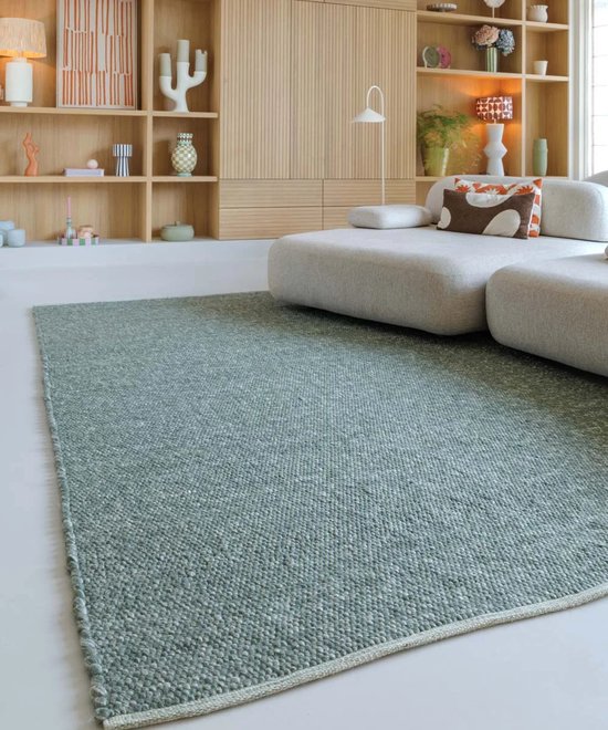 Tapis de sol en laine - Silvull vert 200x300 cm