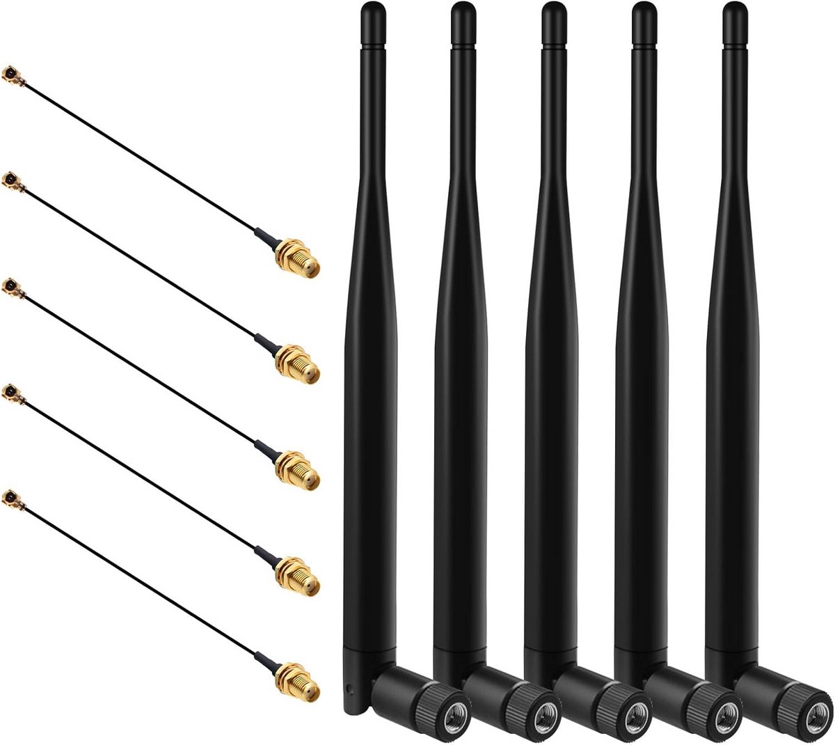 LoRa Antenne Set 868MHz 5 dBi met SMA Mannelijke Connector en Adapter Kabel