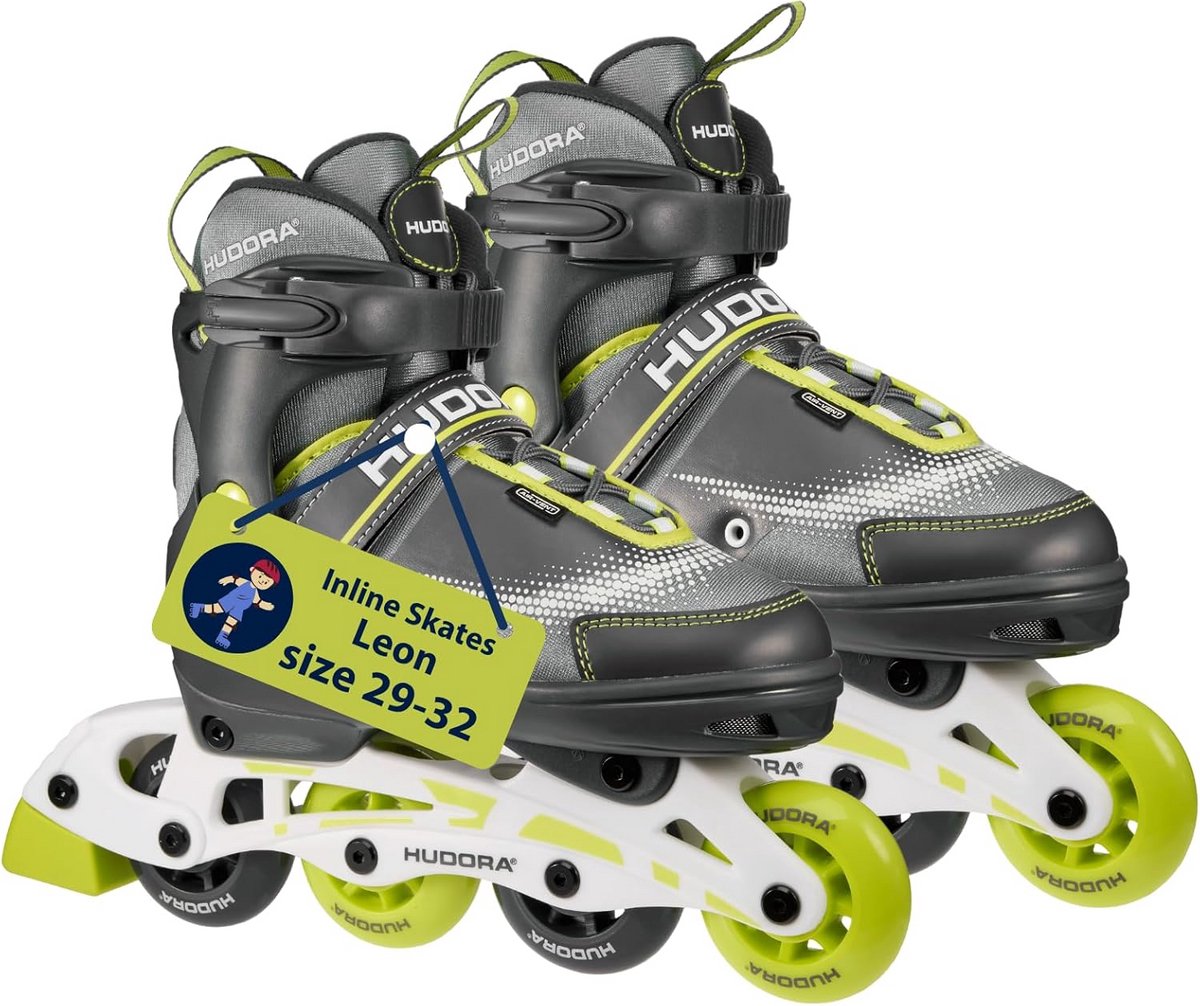Verstelbare Inline Skates voor Kinderen, Tieners en Volwassenen - Carbon