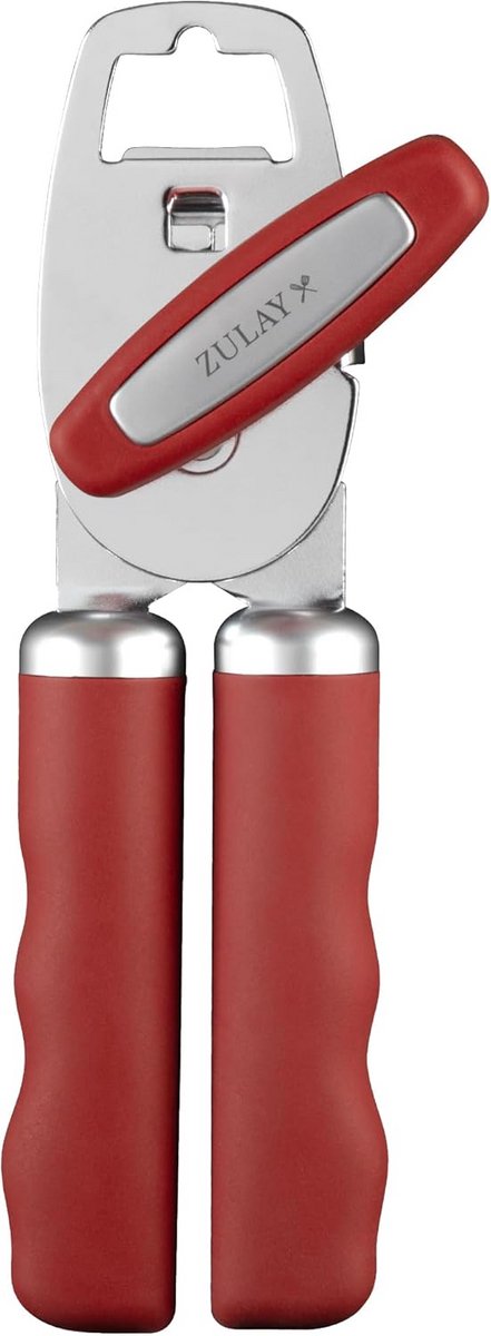 Handmatige blikopener met flesopener en draaiknop