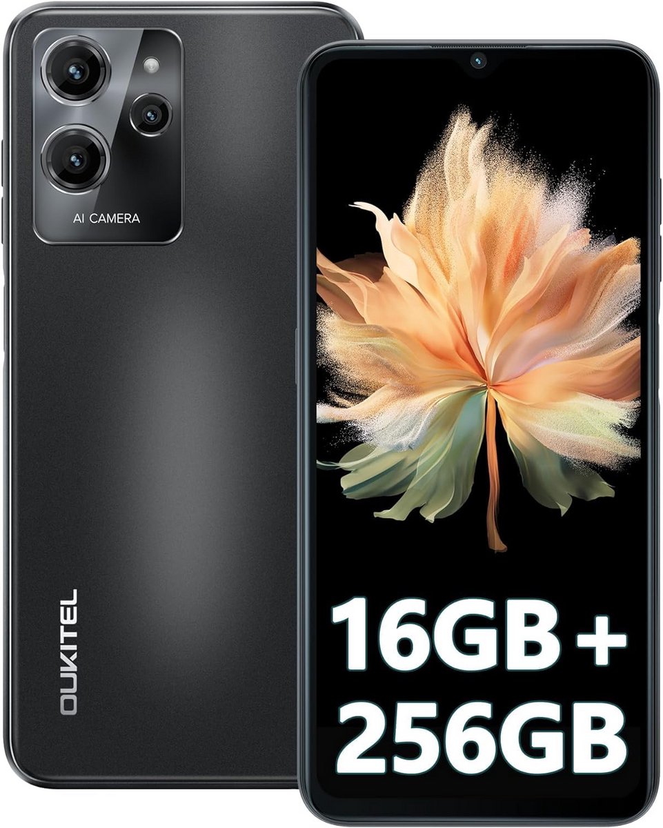 Kleurrijke Smartphone met 16GB RAM, 256GB Opslag en Grote Batterij