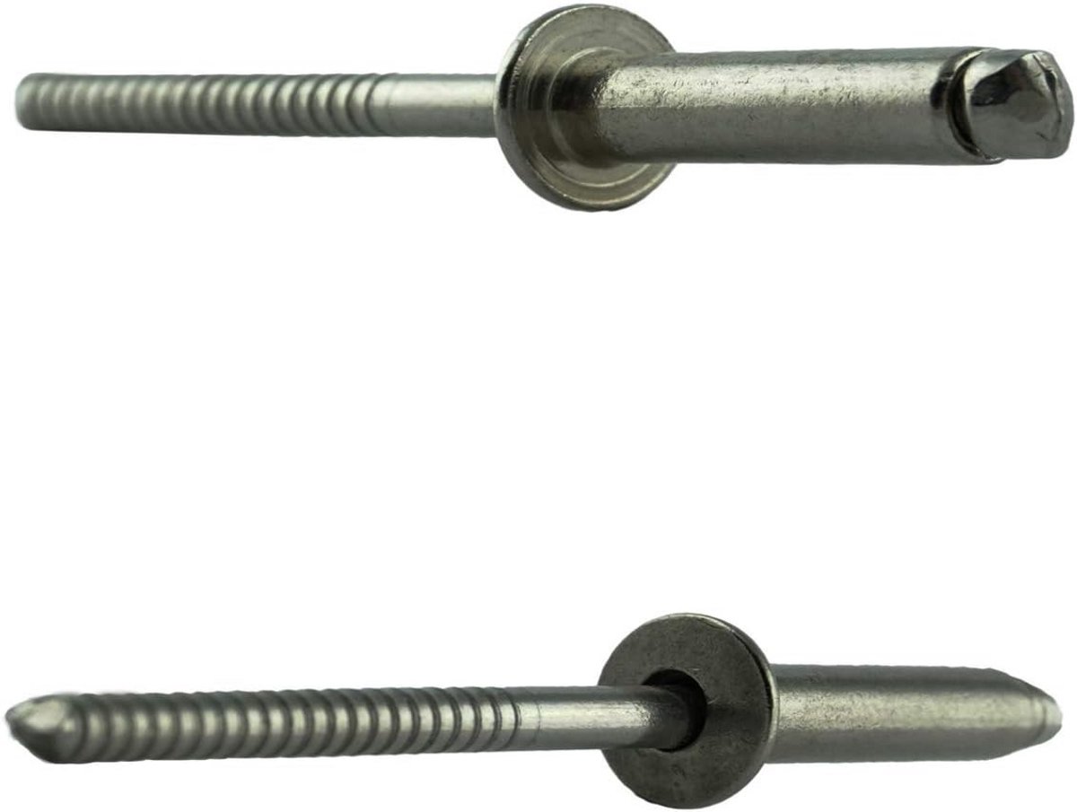 30 Stuks Platte Kop Blindklinknagels RVS 4.8 x 14 mm - ISO 15983 Kwaliteit