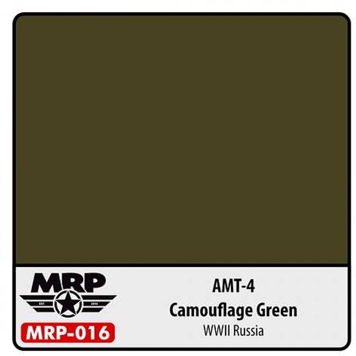 Mr. Paint MRP-016 - AMT-4 Camouflage Green – 30 ml verf voor Airbrush & Detailwerk