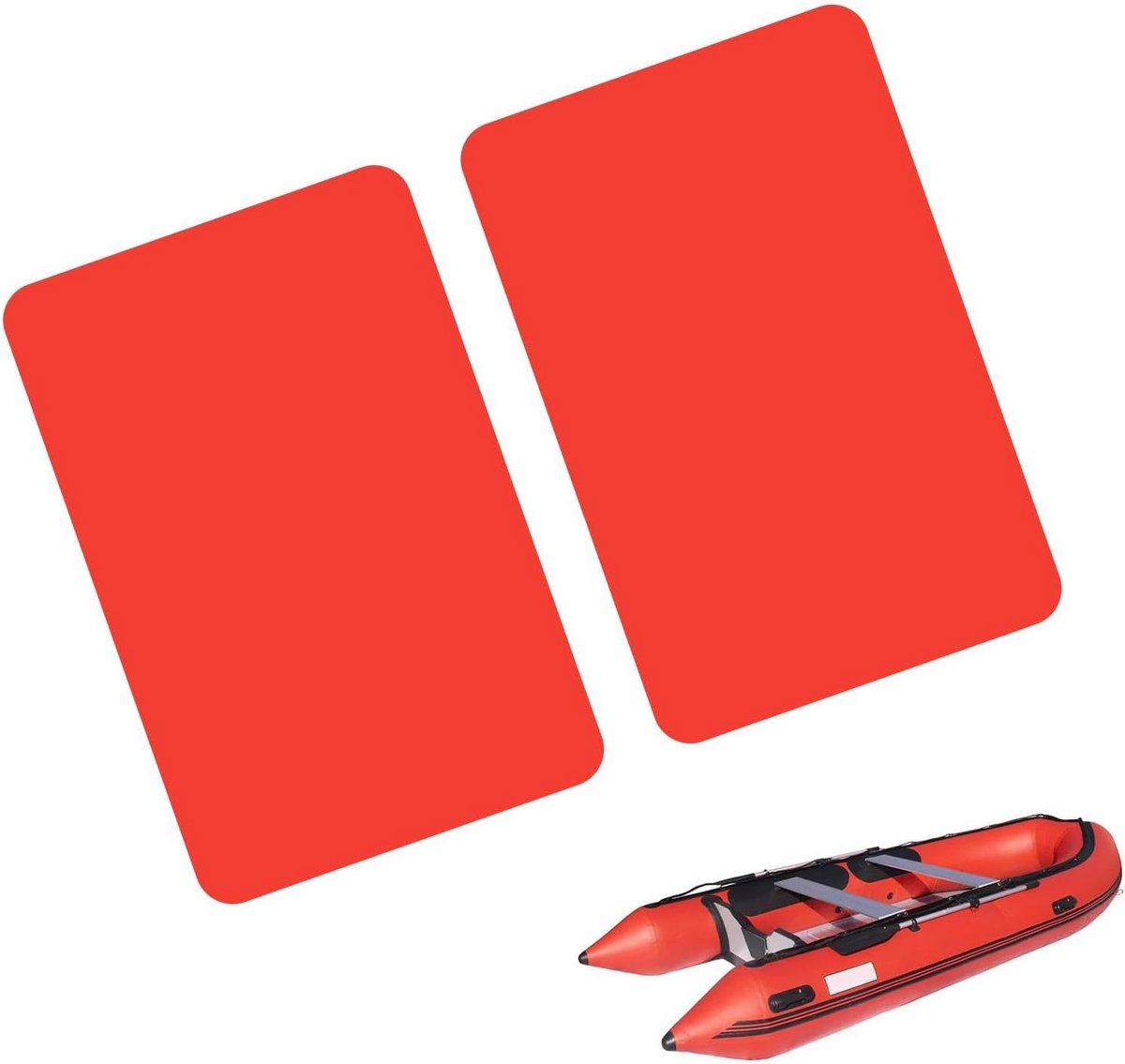 PVC Reparatie Set voor Opblaasbare Boten, Kajaks en Vlotten - Waterdichte Pleisters Assortiment