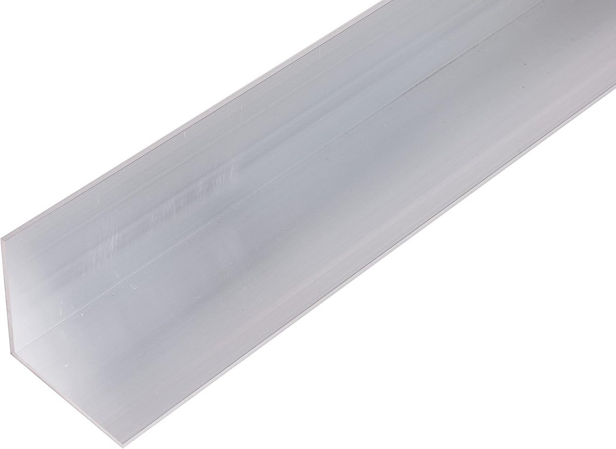 Aluminium hoekprofiel naturel 1000x60x60 mm voor Doe-het-zelf en Interieur