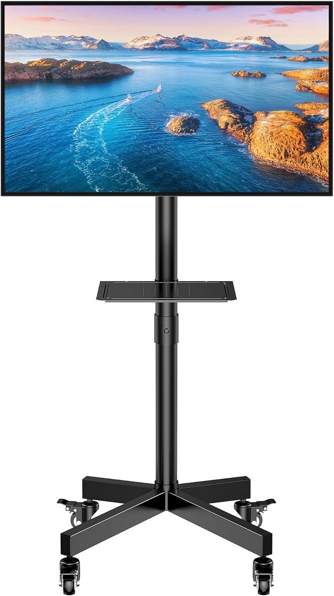 Mobiele TV-standaard met Wielen voor Televisies van 23 tot 60 Inch