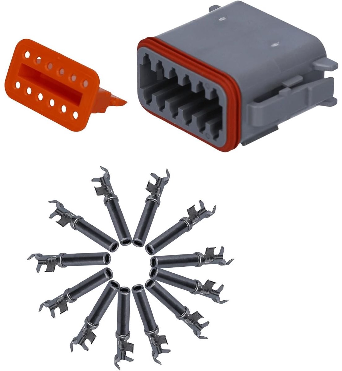 KALI-1212-S Duitse DT-connector socketset 12-pins