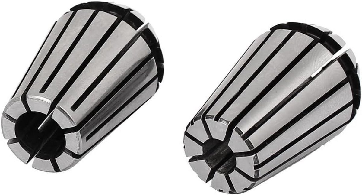 Set van 65 ER20 Spanklemmen voor Spantanghouder met 1/4 Inch en 1/8 Inch Diameter