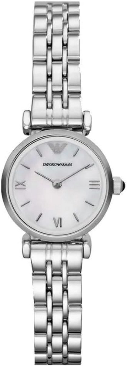 Dameshorloge 22mm Quartz met RVS Band