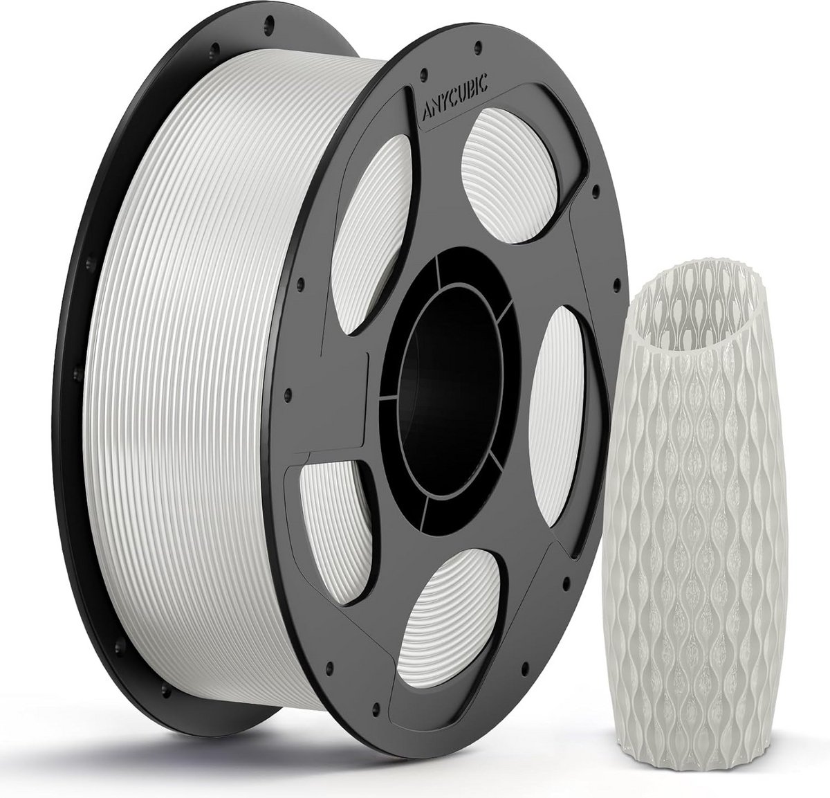 PLA 3D Printer Filament 1,75 mm - 1 kg Transparant - Hoge Precisie