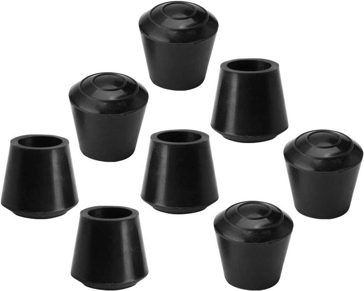 8x Rubber Stoeldoppen voor Meubelfronten - Bescherming tegen Krassen en Geluid