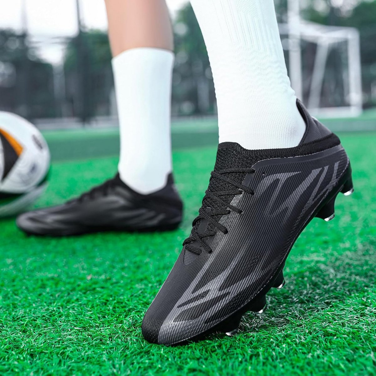 Heren Voetbalschoenen Professioneel - Noppen Trainingsschoenen voor Buiten