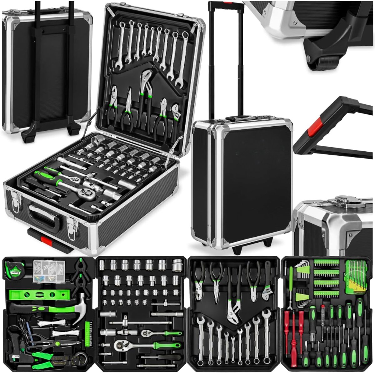DnA® Gereedschaptrolley - Gereedschapstrolley Leeg Met Wielen - Gereedschapstrolley - Zwart - ‎37cm x 20cm x 100cm