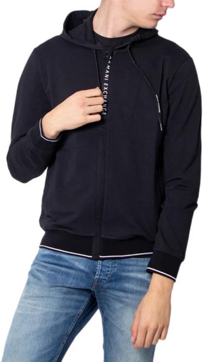 Heren Hoodie French Terry Zwart - Comfortabele Sweater
