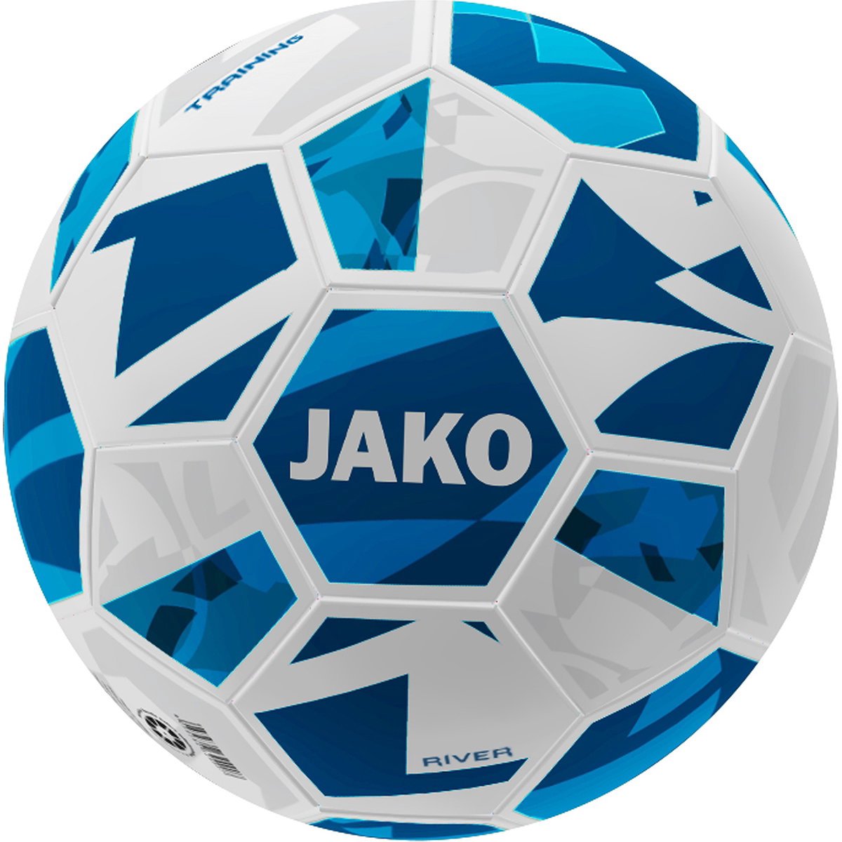 1200x1200.jpg Jako River (Size 5) Trainingsbal - Wit / Marine | Maat: 5 - Afbeelding 1
