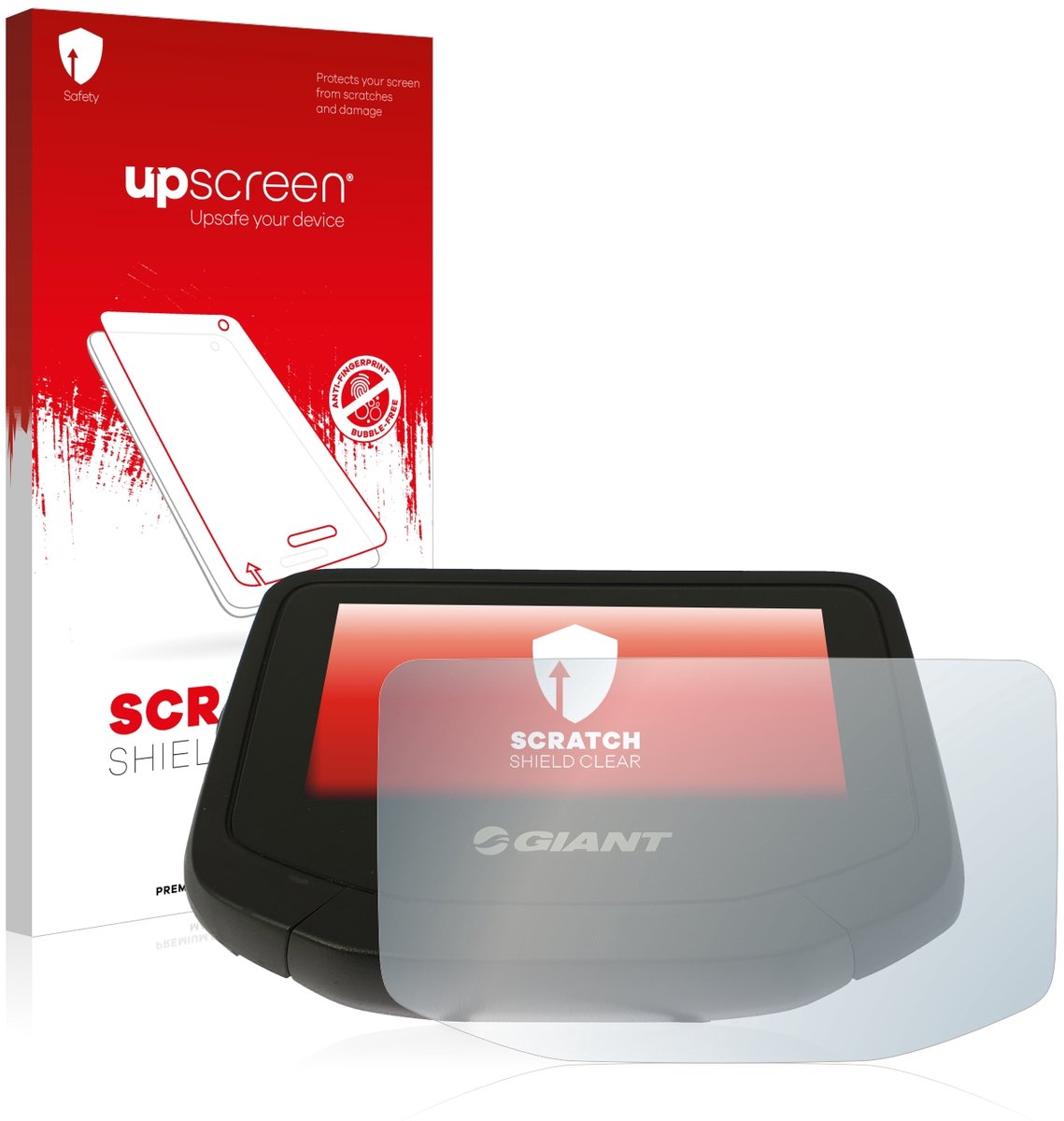upscreen - Screenprotector voor Giant RideControl Evo - Folie Beschermfolie transparant