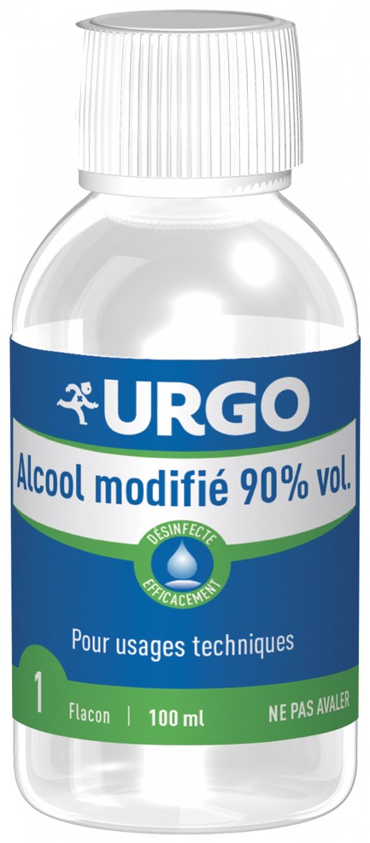 Urgo Eerste Hulp Alcohol Gemodificeerd 90% Vol. 100 ml