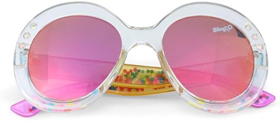 Bling2o ZONNEBRIL: GLASS BEACH - Sprinkle Sunrise, siliconen, 100% UV bescherming, in doorzichtige bewaardoos, 3+ van Bling2o — afbeelding 3