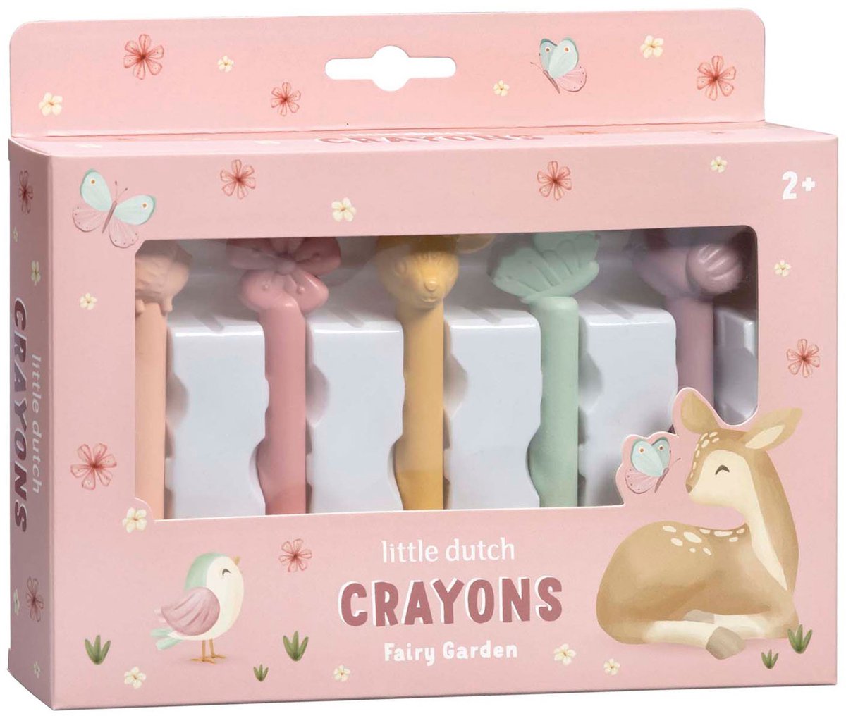 Little Dutch waskrijtjes Fairy Garden - creatief peuter kleuter speelgoed - cadeautip - speelgoed 2 jaar — afbeelding 4