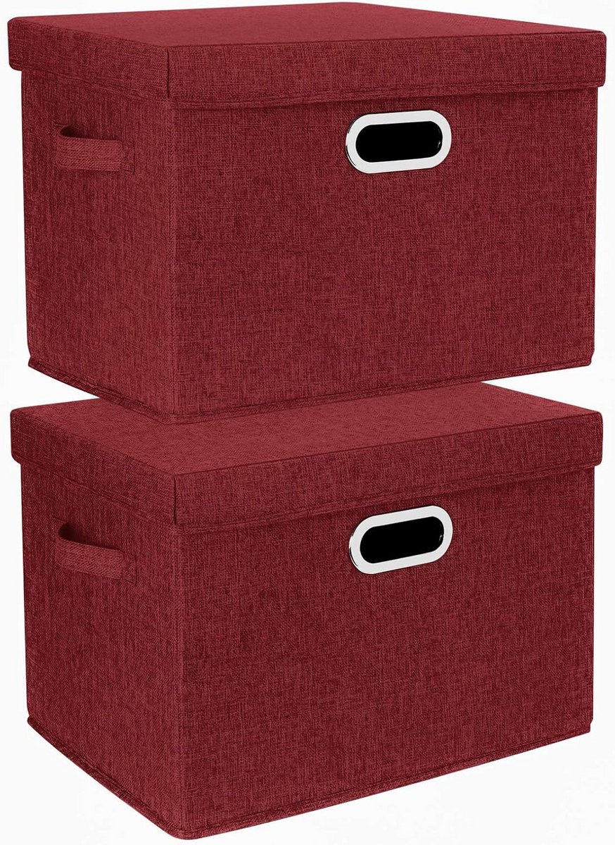 Opbergbak Met Deksel - Opbergdoos - Opbergbox - netjes