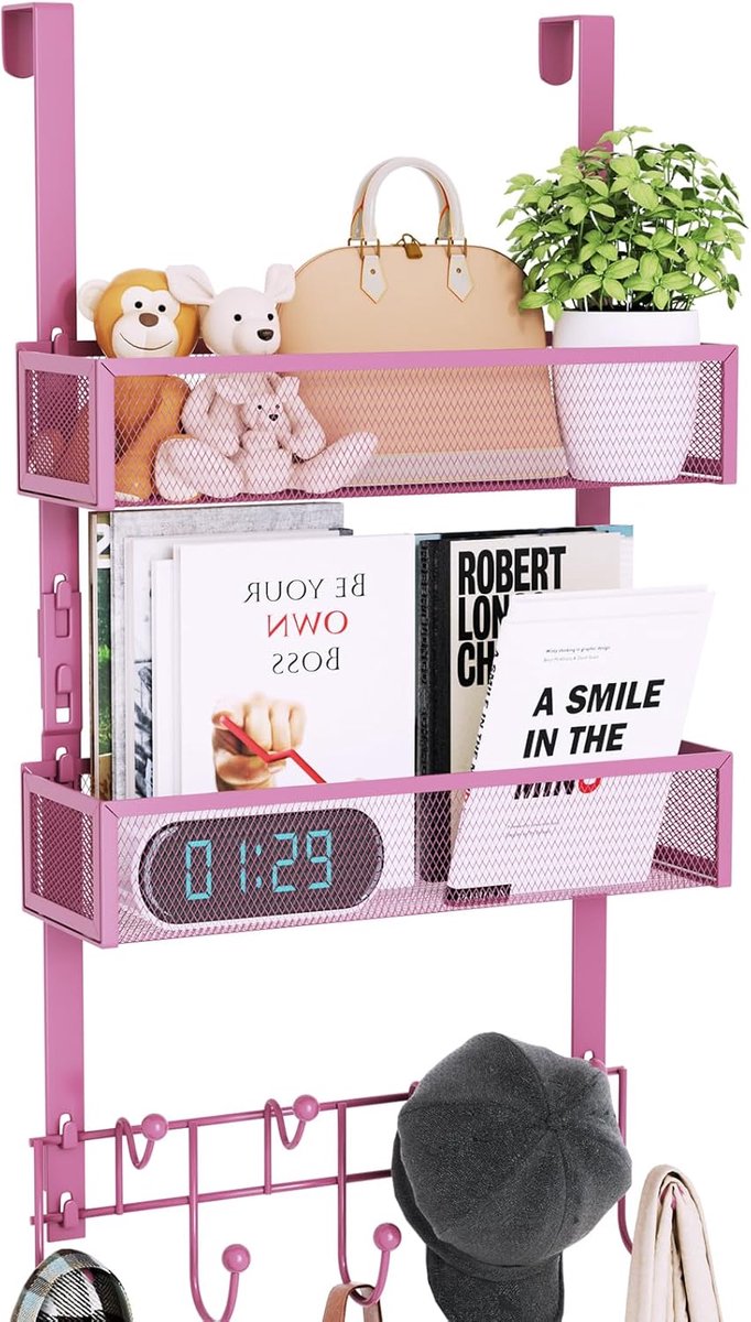 Deur Haken Organizer - Achterdeur Opberger - Ruimte Besparen - 9 Haken 2 Manden