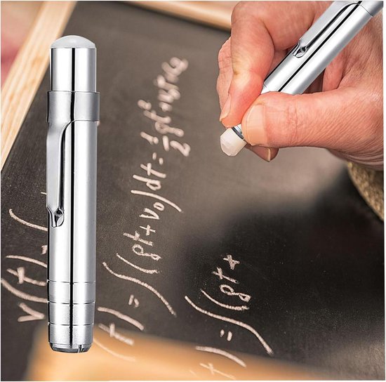 Metalen Krijtklemmen - Krijthouders - Lesgeven Schrijven - Verstelbaar Aluminium - 9-10mm Doorsnee - Meerkleurig — afbeelding 3