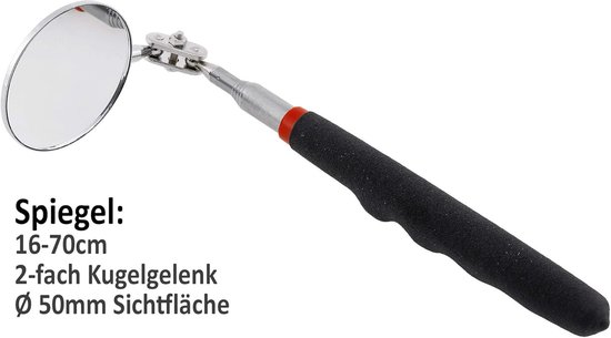 Gereedschapsset Hefmagneet - Pick-up Tools - Kleine Onderdelen Grijpen - Telescopisch Met LED - 80cm Uittrekbaar van Merkloos	 — afbeelding 5