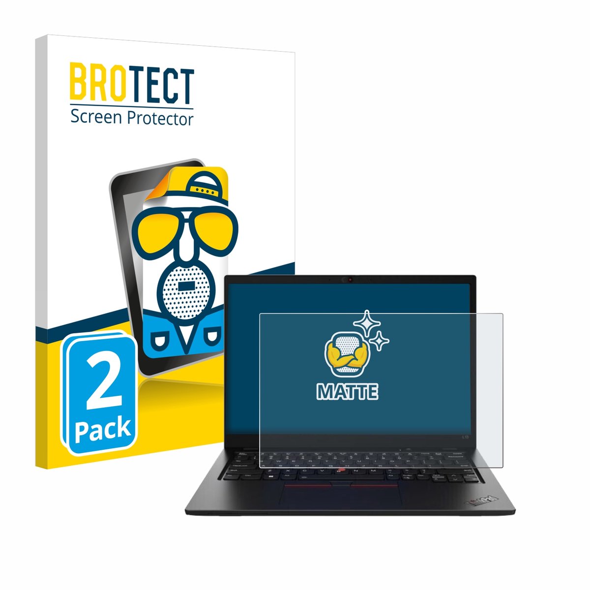 BROTECT - Screenprotector voor Lenovo ThinkPad L13 Gen 4 Touch - Folie Beschermfolie matte