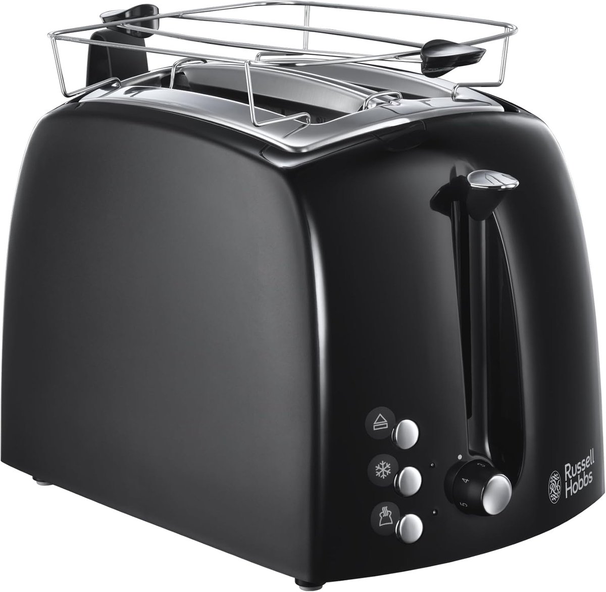 Broodrooster - Toastapparaat - Ontbijt Bereiden - Extra brede sleuven - 31x27x21 cm - Zwart