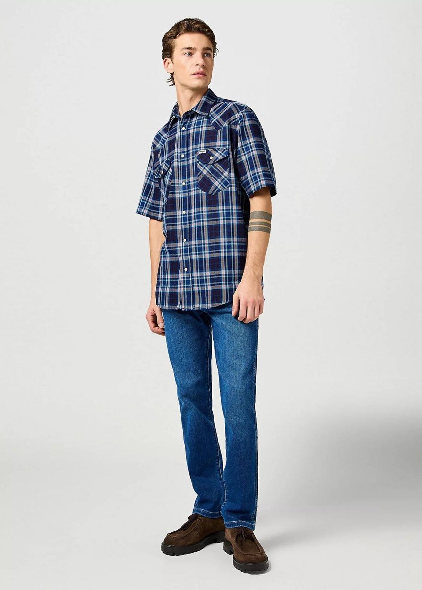 Wrangler LARSTON DANDELION SUMMER W38 X L30 Blauw