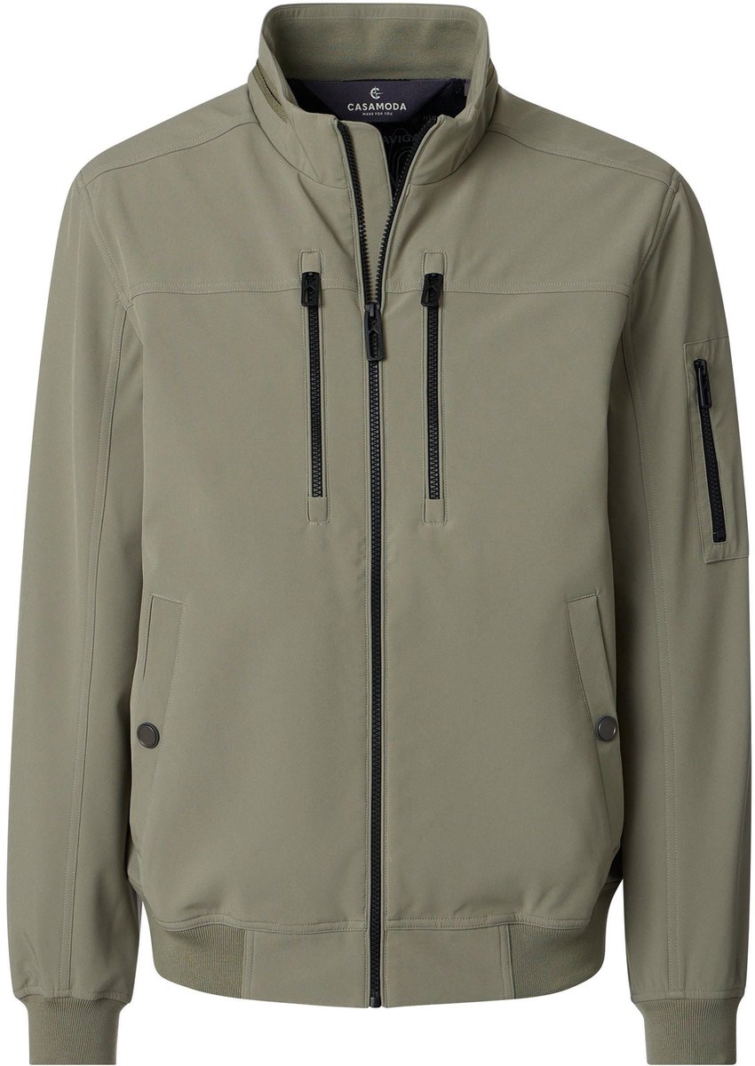 CASAMODA Jas Softshell Groen - Maat XL - Heren - Tussenjas
