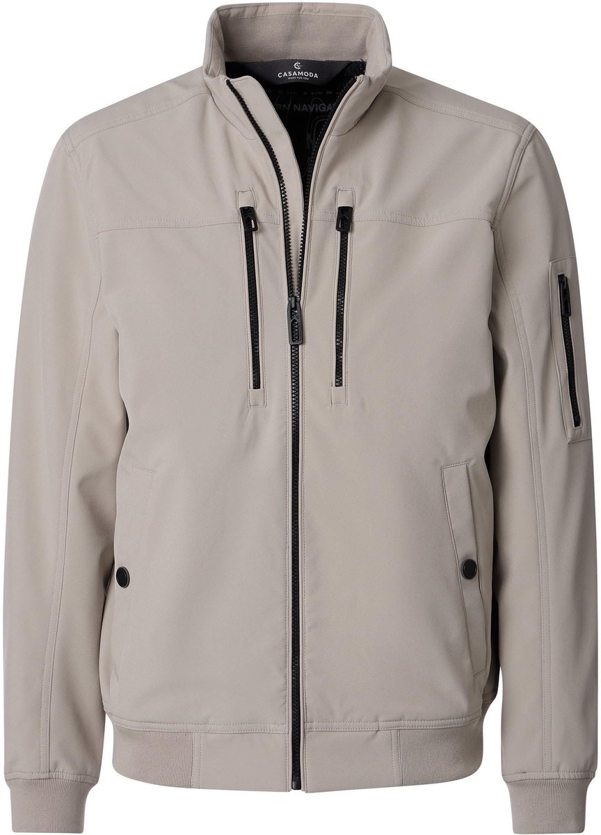 CASAMODA Jas Softshell Beige - Maat 4XL - Heren - Tussenjas