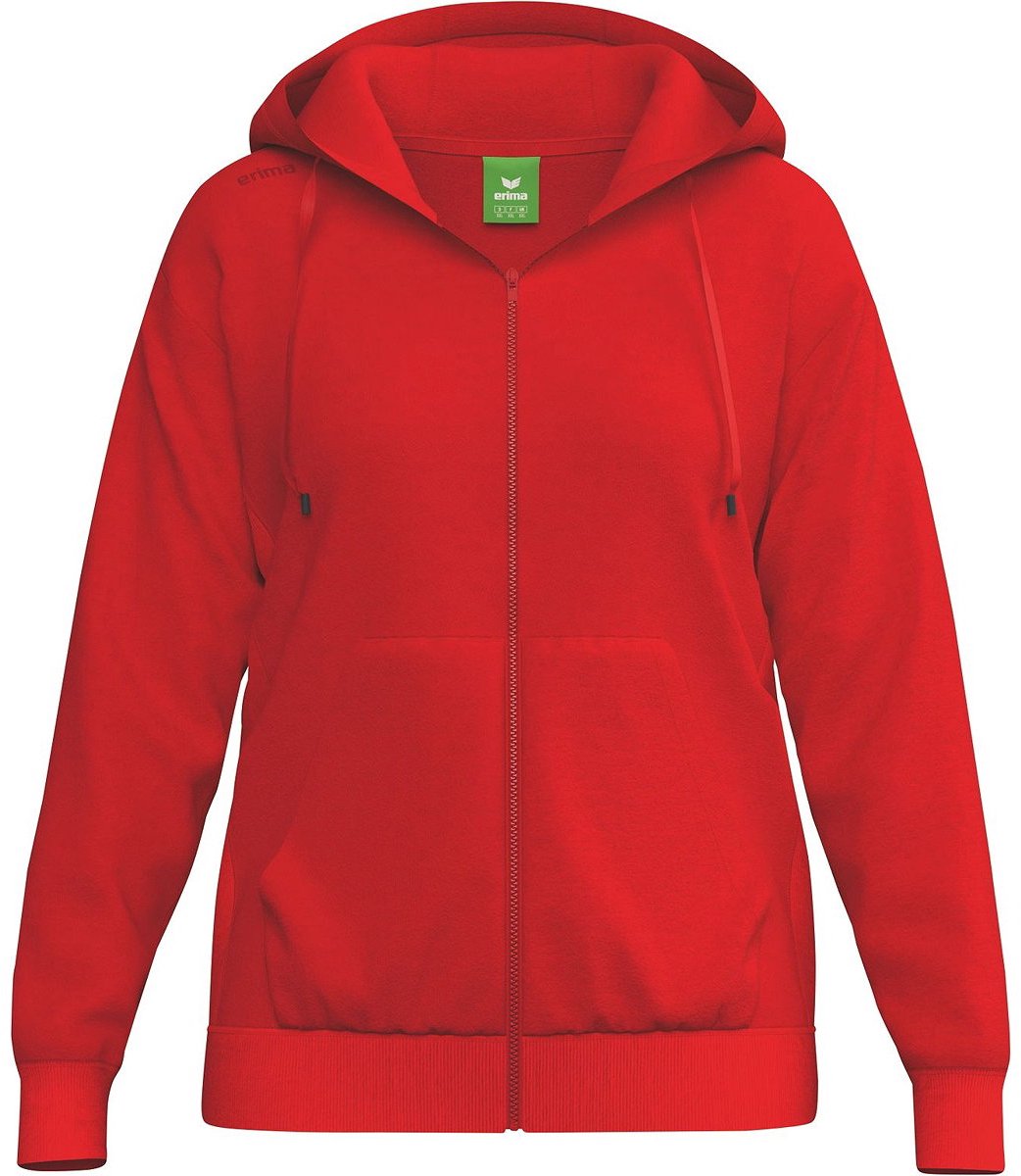 Erima Ts Sweatjack Met Capuchon Dames - Rood | Maat: 38