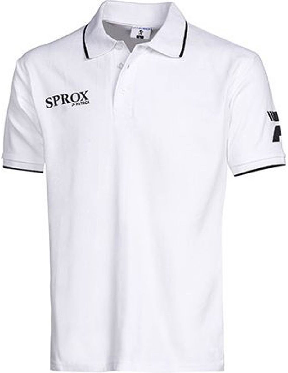 928x1200.jpg Patrick Sprox Polo Heren - Wit | Maat: S - Afbeelding 1