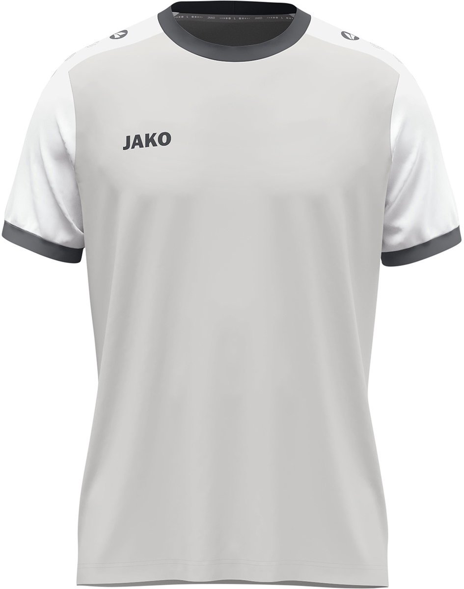Jako Dynamic Shirt Korte Mouw Heren - Lichtgrijs / Wit / Grijs | Maat: S