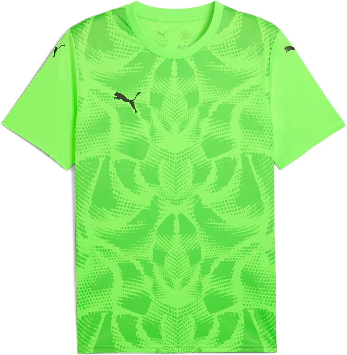 Puma Teamultimate Shirt Korte Mouw Heren - Fluo Groen | Maat: M